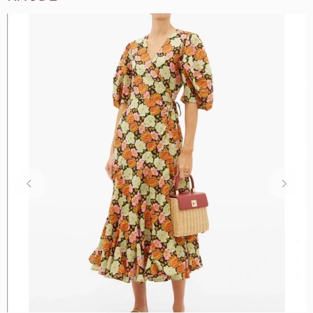 Rhode Resort Fiona Dress, Electric Petal-S - Picture 1 of 6